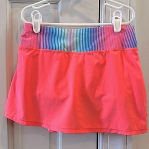Ivivva Set the Pace tennis skirt with built in shorts Size 10